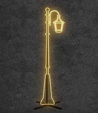 LED světelná Lampa, 70 x 240 x 50 cm, teple bílá, 36 v, 16,1 W, 31,2 kg, ze 4 dílů