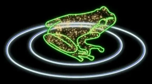 LED světelná žába, 2D, 120x160x60 cm, 230V, 70,4W, 13,8 kg, ze 4 dílů