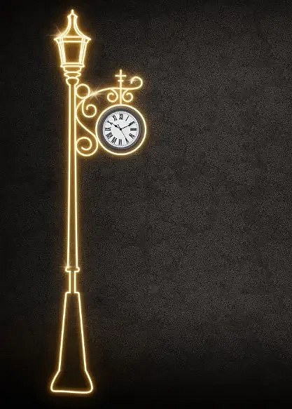 2D LED světelná lampa, 36 V, 21,4 W, ze 4 dílů, stojící