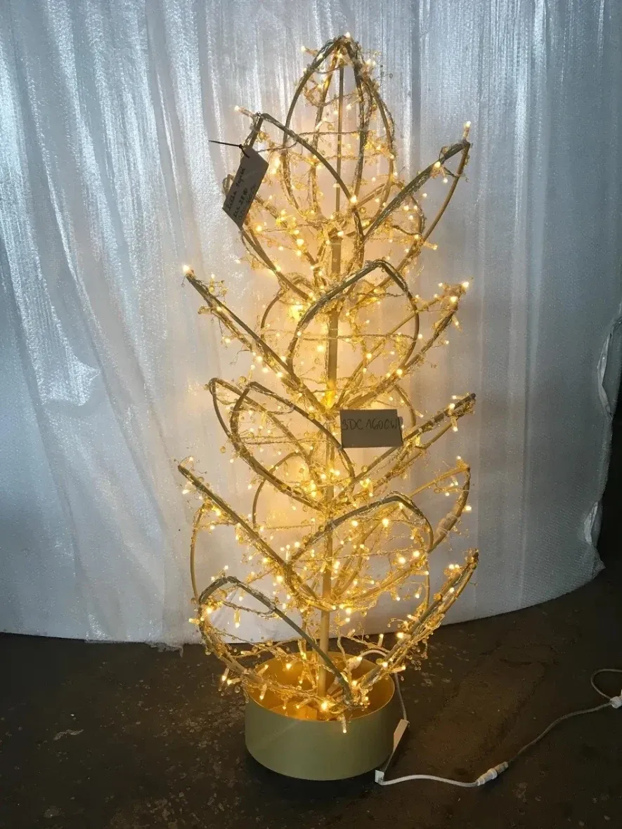 3D světelná šiška s krystaly, 70x160x70 cm, teple bílá, 36V, 8W, 15 kg, 1 díl