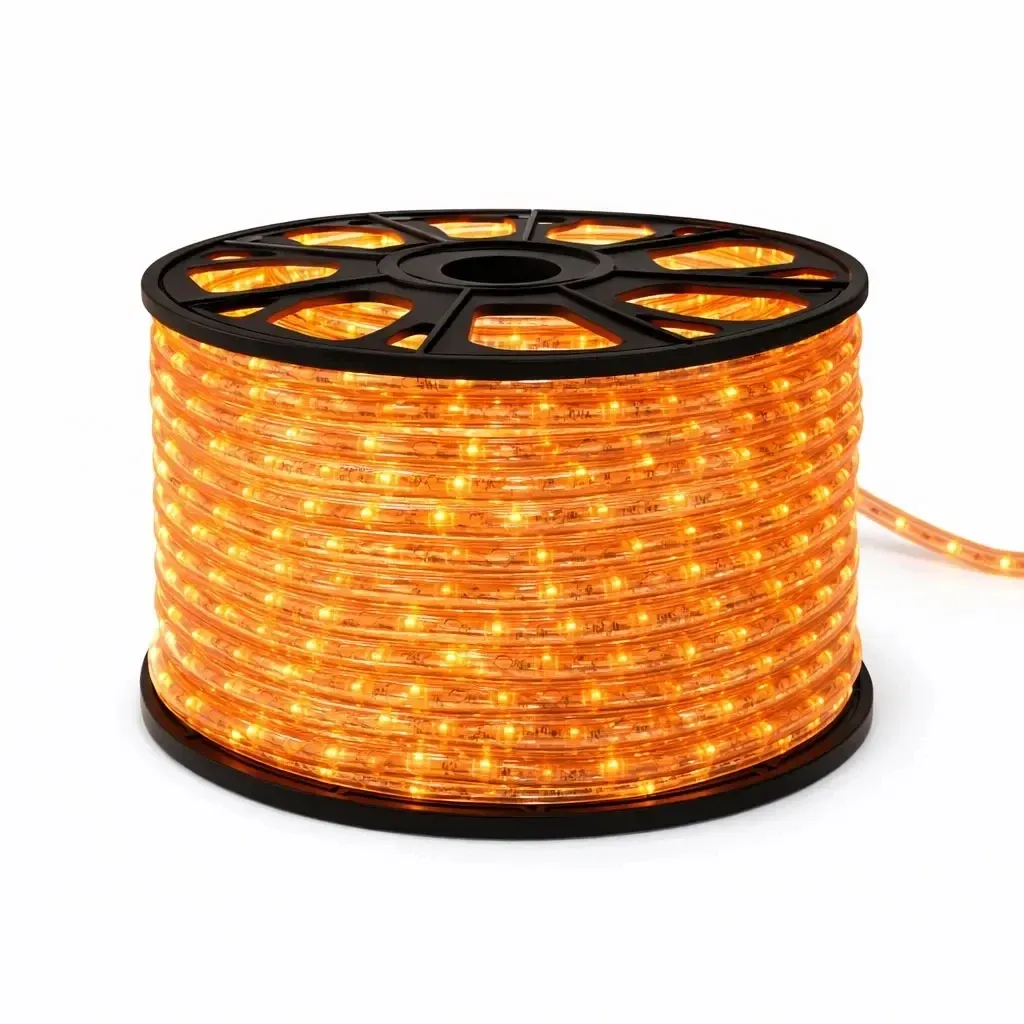 Easy Fix světelná LED hadice venkovní 50 m, oranžová, 1500 diod, IP44