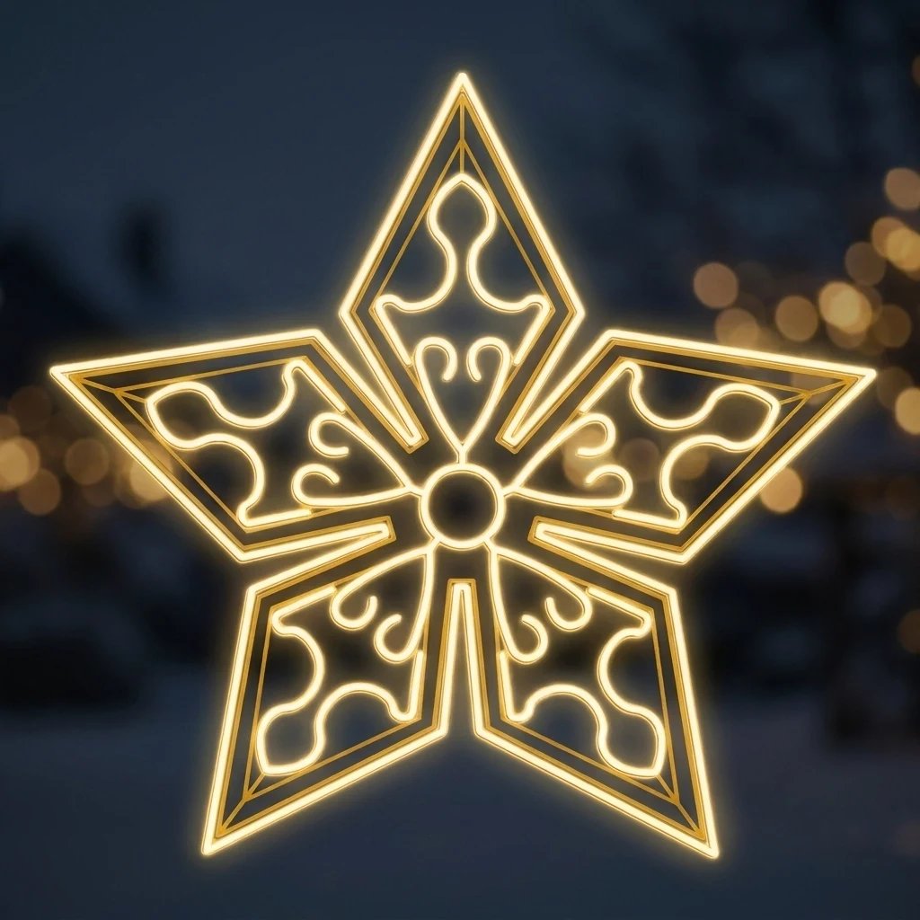 Easy Fix 2D LED star light star Star Anise VII