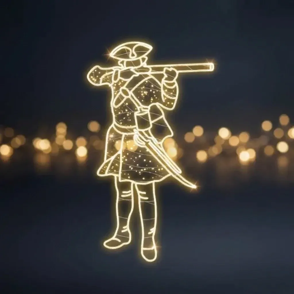 Eco Fix 2D LED light decor, soldier I