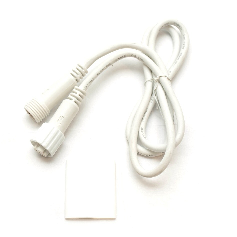 Easy Fix hosszabbító kábel 1 m, fehér, IP67