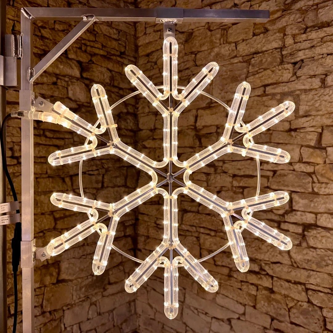 Easy Fix 2D LED reflektor III, Ø 80 cm, meleg fehér, közvilágítási készlet, alumínium
