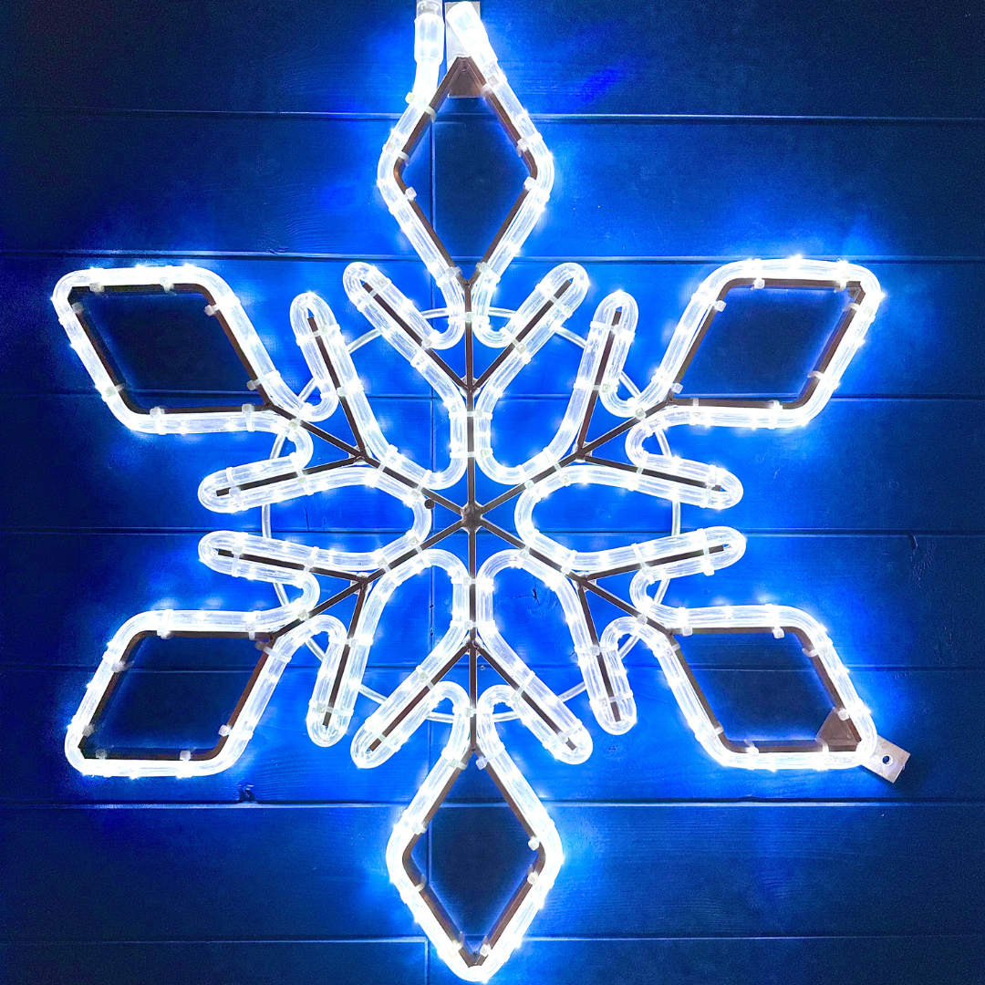 Easy Fix 2D LED reflektor IX, 65 × 65 cm, jégfehér, lógó, függő