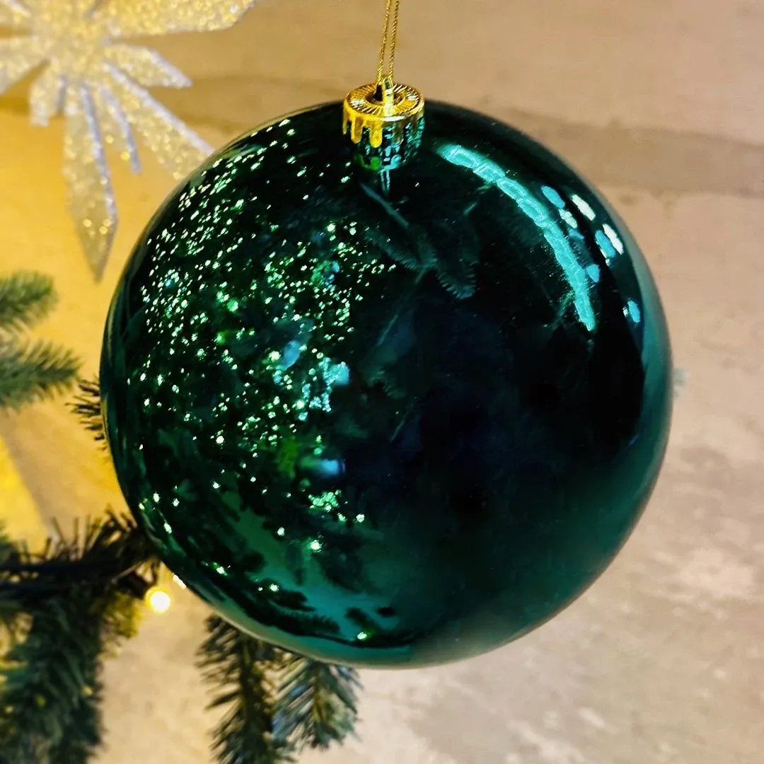 Termelés - Műanyag golyó, átmérő 20 cm, páva zöld, fényes