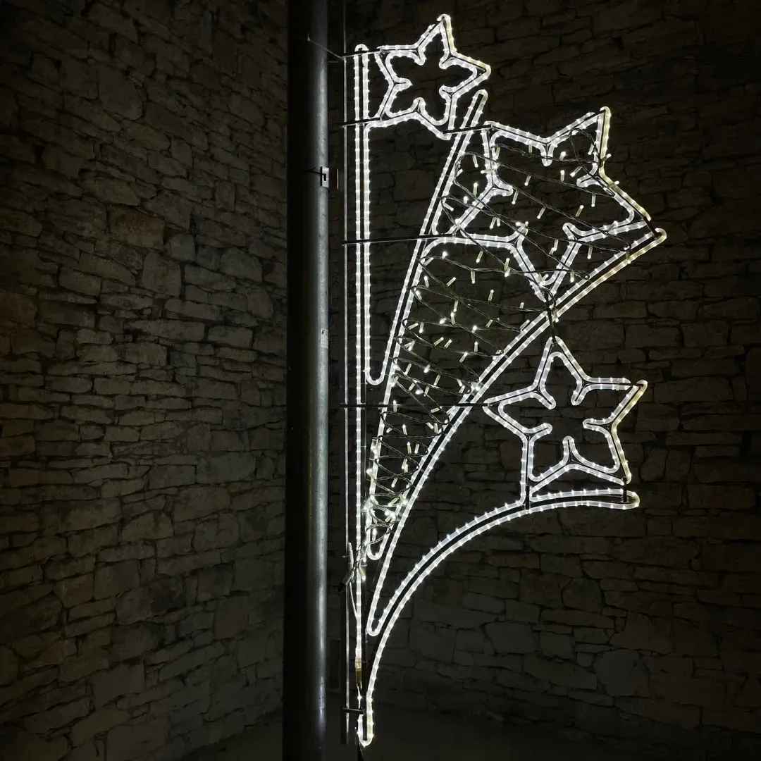 LED fénydekoráció, 80 x 240 cm, jégfehér