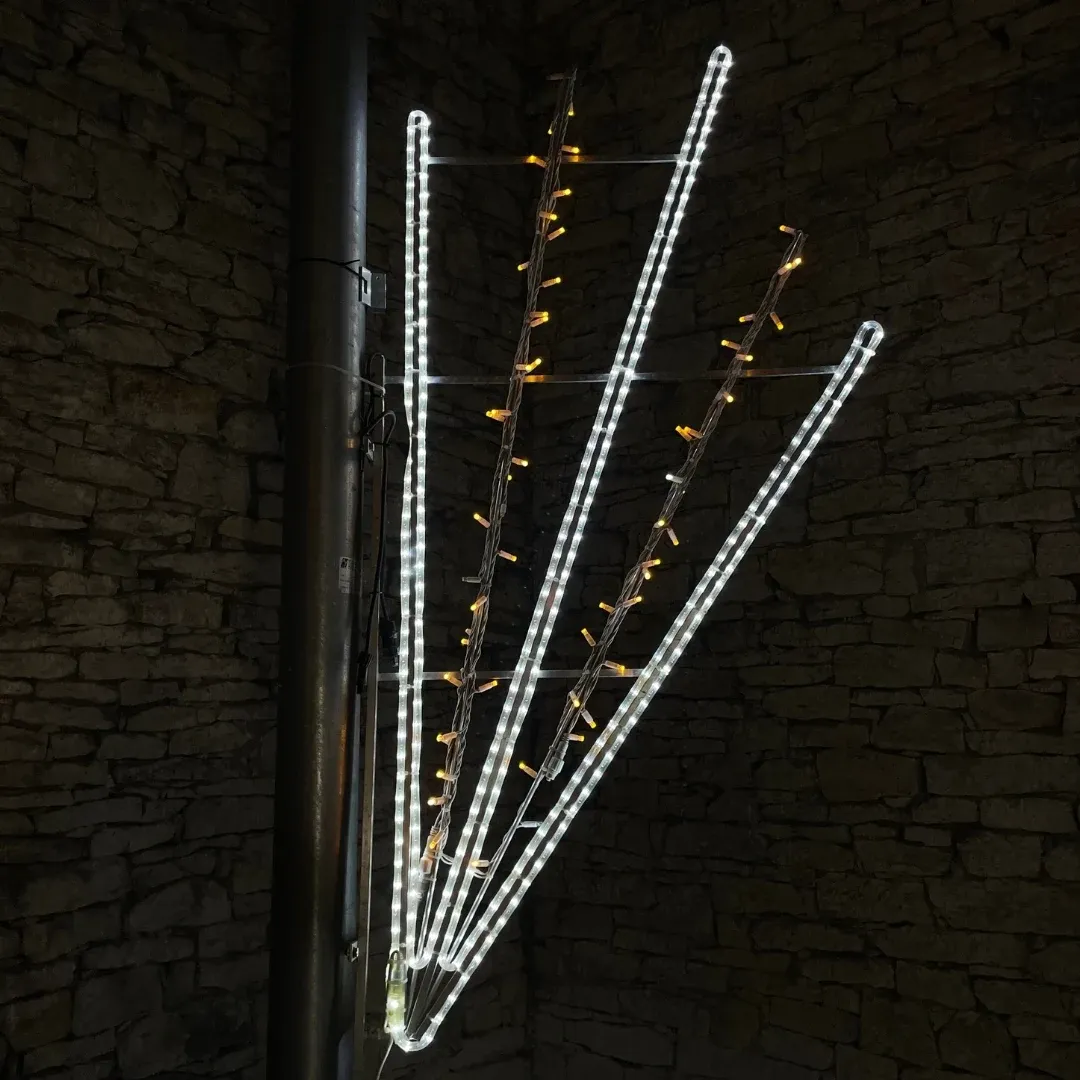 LED fény motívum fröccsenés,180x90 cm,jégtömlő meleg fehér zsinórral és villanófénnyel