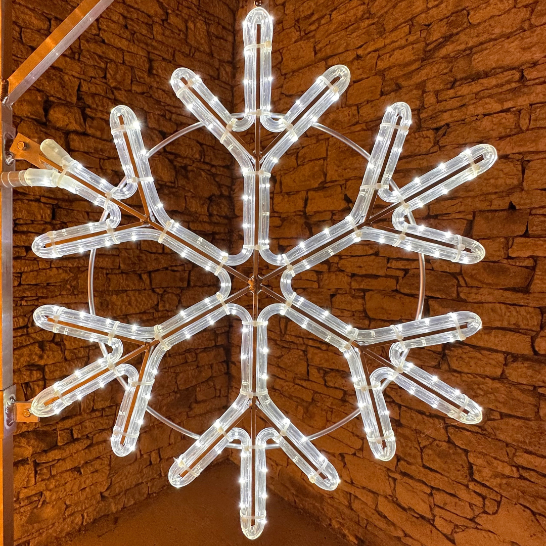 Easy Fix 2D LED reflektor III, Ø 100 cm, jégfehér, közvilágítási készlet, alumínium