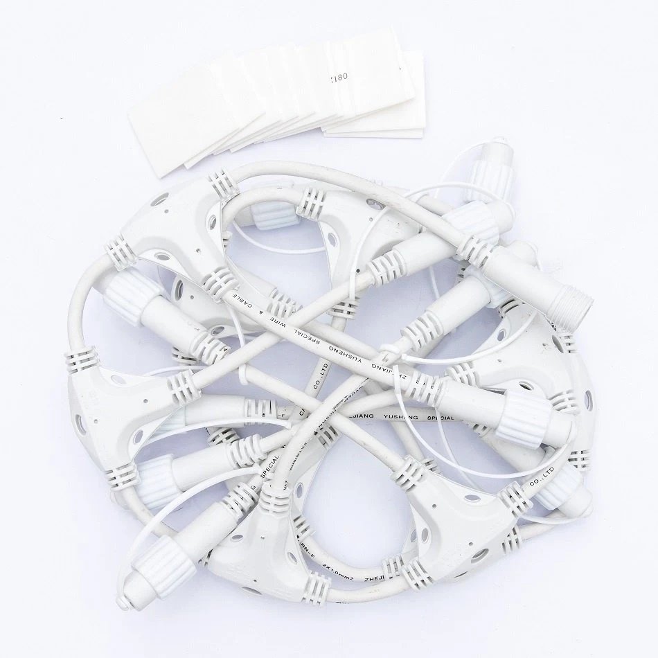Easy Fix T hub, 7 kimenet, fehér, IP67
