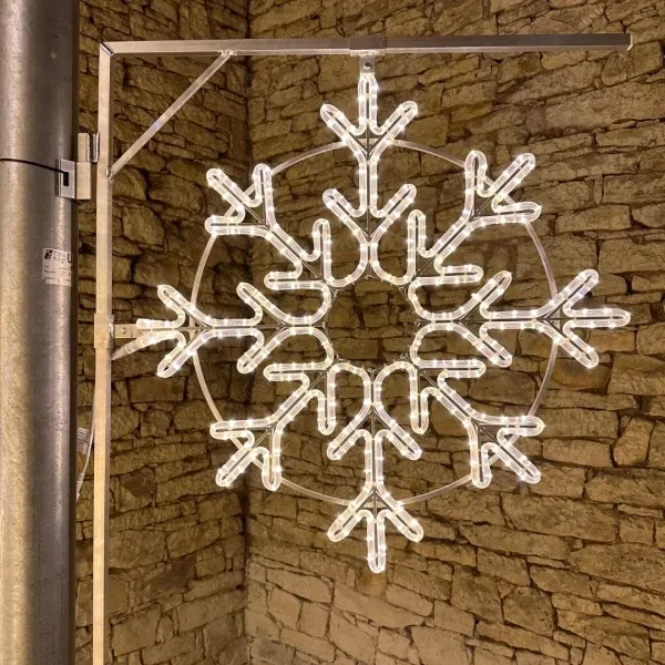 Easy Fix 2D LED fénypehely X, Ø 85 cm, melegfehér, lógó, 3D nyomtatás