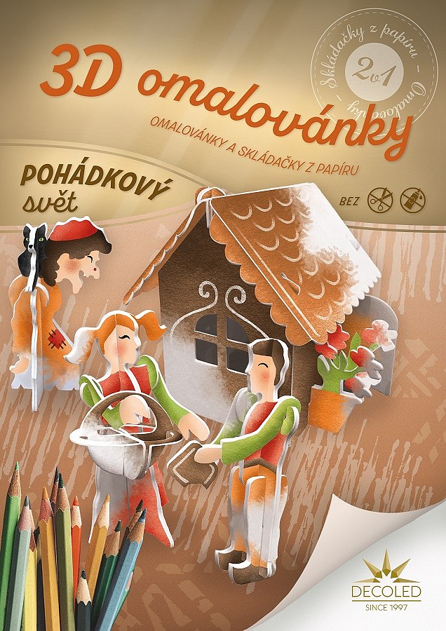 A4 színező könyv kirakós mese készlet 2in1