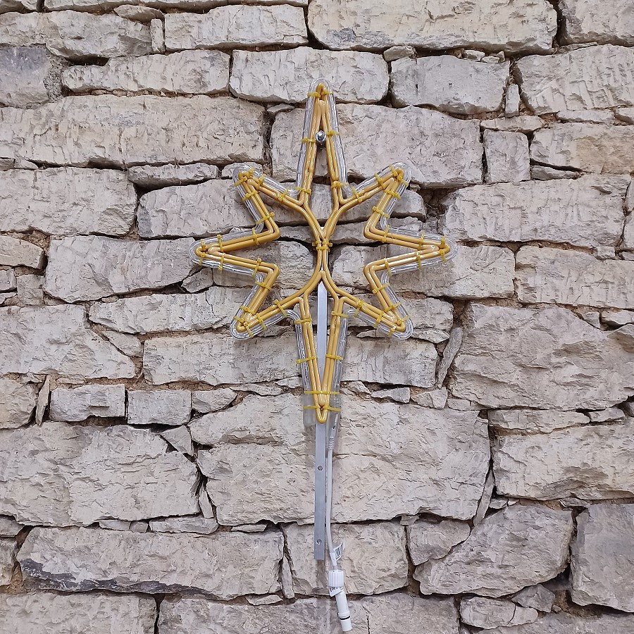 Easy Fix 2D LED-es 2D LED-es fafény, 45 × 180 cm, meleg fehér, 3D nyomtatás