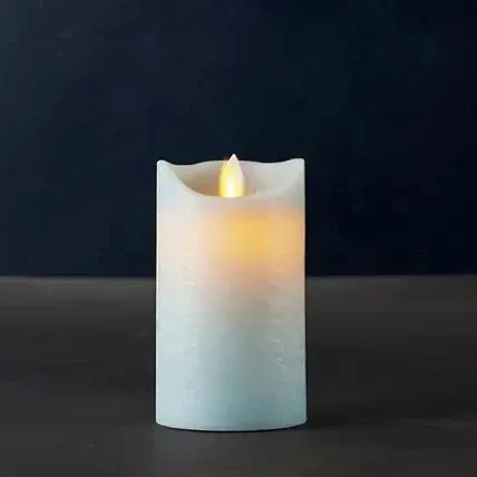 _Letöltve Viasz ledes gyertya Sara exclusive - 12,5 cm, kék