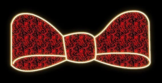 Easy Fix 2D LED-es fényfüzér VI., 74 × 33 × 3 cm, meleg fehér, függeszthető, 3D-nyomtatott