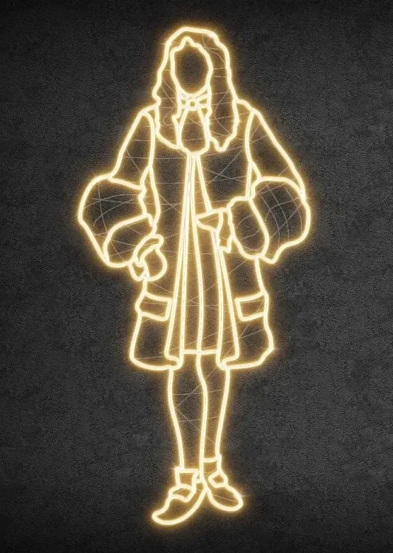 2D LED Light Baron II, 95 × 200 cm, meleg fehér, álló, 3D nyomtatás, 3D nyomtatás