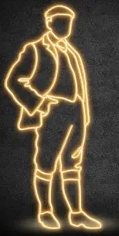 2D LED-es fényember, 93 × 210 cm, meleg fehér, álló, 3D nyomtatás, 3D nyomtatás