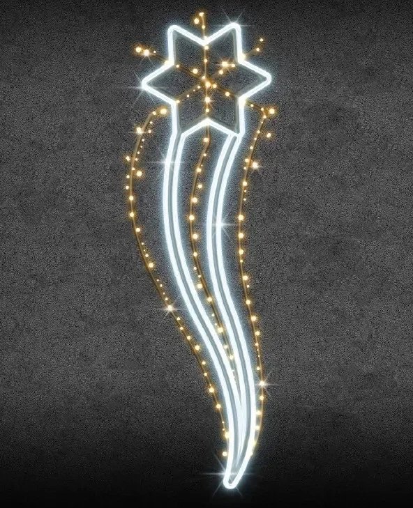 Easy Fix 2D LED-es fénydekor közvilágításhoz 70 × 225 cm, alumínium