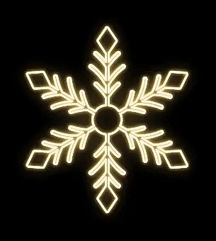 2D LED reflektor XXVIII, lógó, Ø 100 cm, melegfehér, alumínium