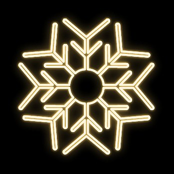 Easy Fix 2D LED reflektor XIII-1, Ø 80 cm, meleg fehér, lógó, alumínium