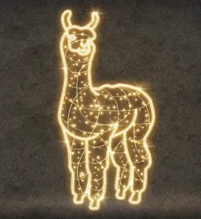 Eco Fix 2D LED fénylámpa, 100 × 200 cm, meleg fehér, álló, 3D nyomtatás, 3D nyomtatás