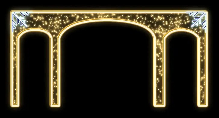 Easy Fix 2D LED-es féklámpa, 480 × 230 cm, álló, alumínium, állva