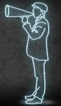 Eco Fix 2D LED-es fényember nyomtatóval, 100 × 210 × 60 cm, jeges fehér, függő, 3D nyomtatás, 3D nyomtatás