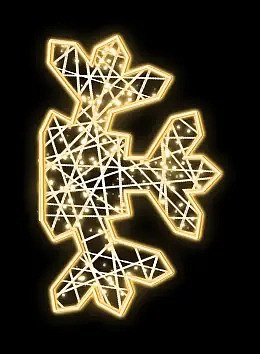 Easy Fix 2D LED félpehely lámpa FB, 120 × 80 cm, meleg fehér, álló, alumínium, állványos