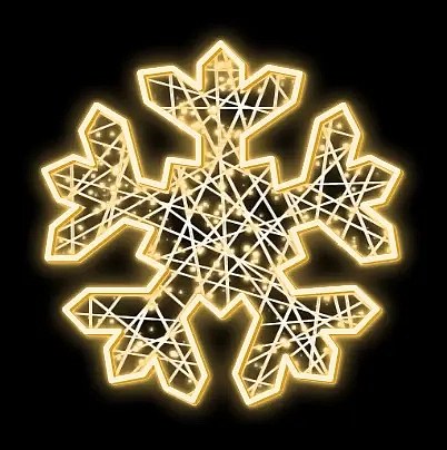 2D LED reflektor FB-V, függő, Ø 80 cm, meleg fehér, üvegszálas, üvegszálas
