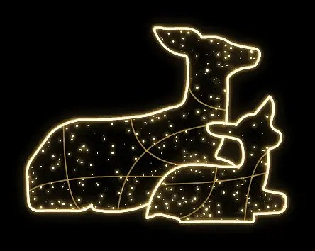 Easy Fix 2D LED fénycsapda kerékkel, 190 × 145 × 60 cm, meleg fehér, álló, 3D nyomtatott, alumínium, 3D nyomtatással