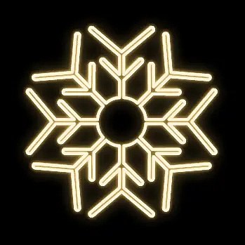 Easy Fix 2D LED reflektor XIII-0, Ø 80 cm, meleg fehér, lógó, alumínium