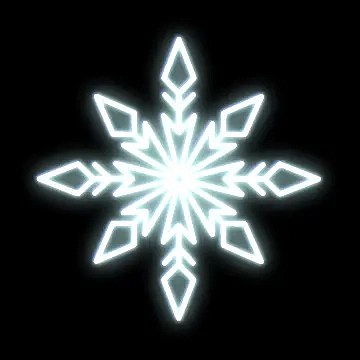 2D LED reflektor XXX, lógó, Ø 150 cm, jeges fehér, alumínium