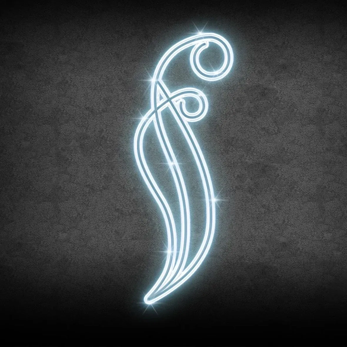 Easy Fix 2D LED fényhullám motívum, 180 × 60 cm, hideg fehér, villanófénnyel, közvilágítási dekoráció, alumínium