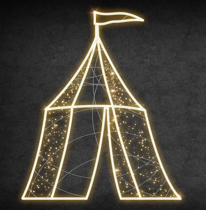 Easy Fix 2D LED világítósátor, 225 × 185 cm, álló, 3D nyomtatás, alumínium