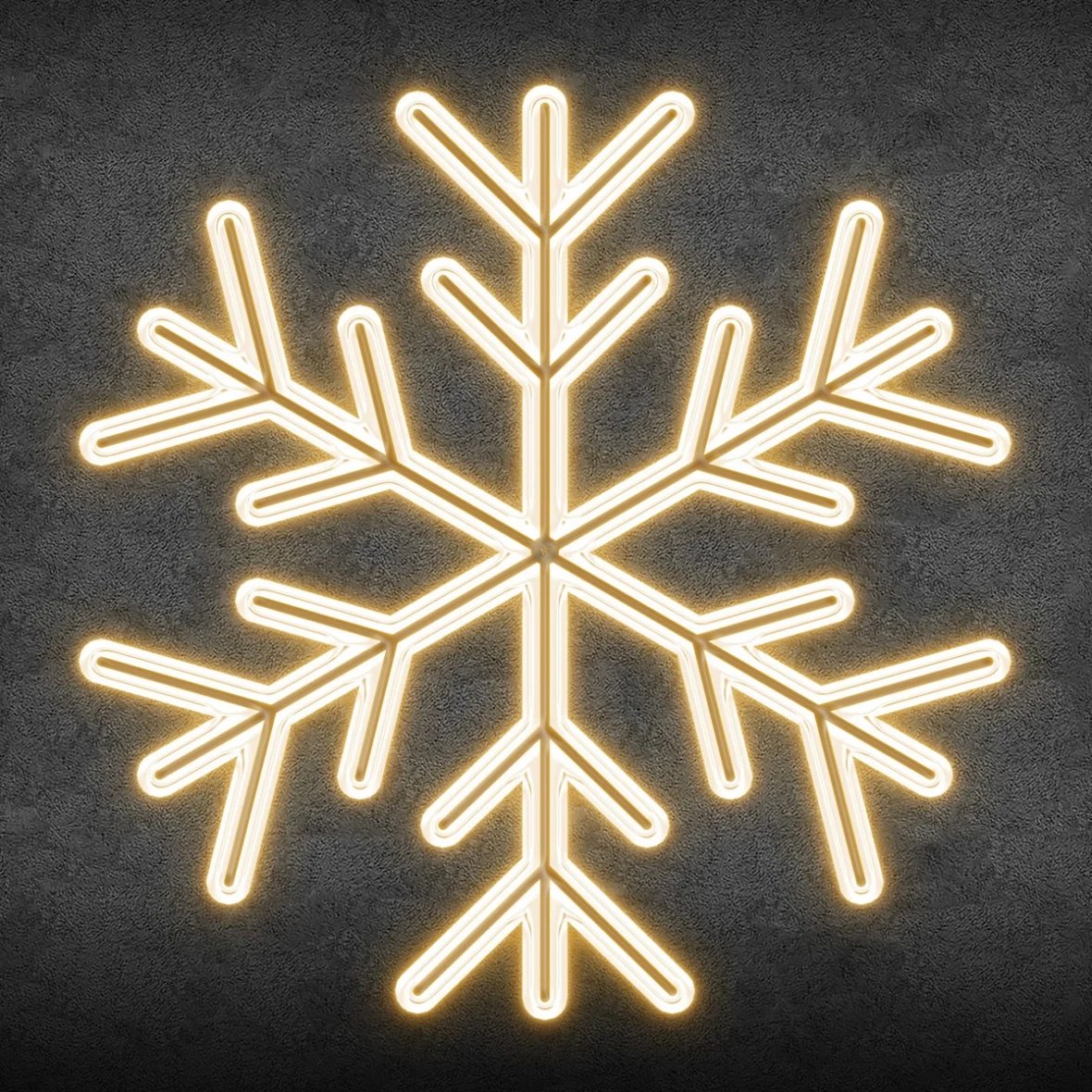 Easy Fix 2D LED reflektor XIX, Ø 180 cm, melegfehér, lógó, alumínium