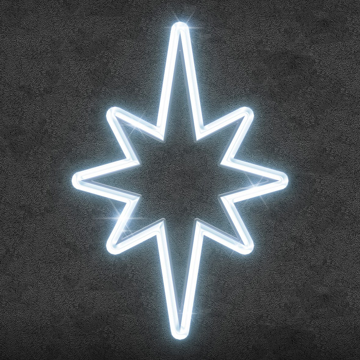 Easy Fix 2D LED-es fafény, 80 × 120 cm, jégfehér, alumínium
