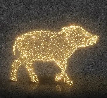 Eco Fix 3D LED fényválasztó, 155 × 110 × 50 cm, melegfehér, alumínium