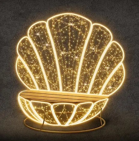 3D LED padpad, 155 × 175 × 140 cm, meleg fehér, 36 V, 55,9 W, 25 kg, 2 db