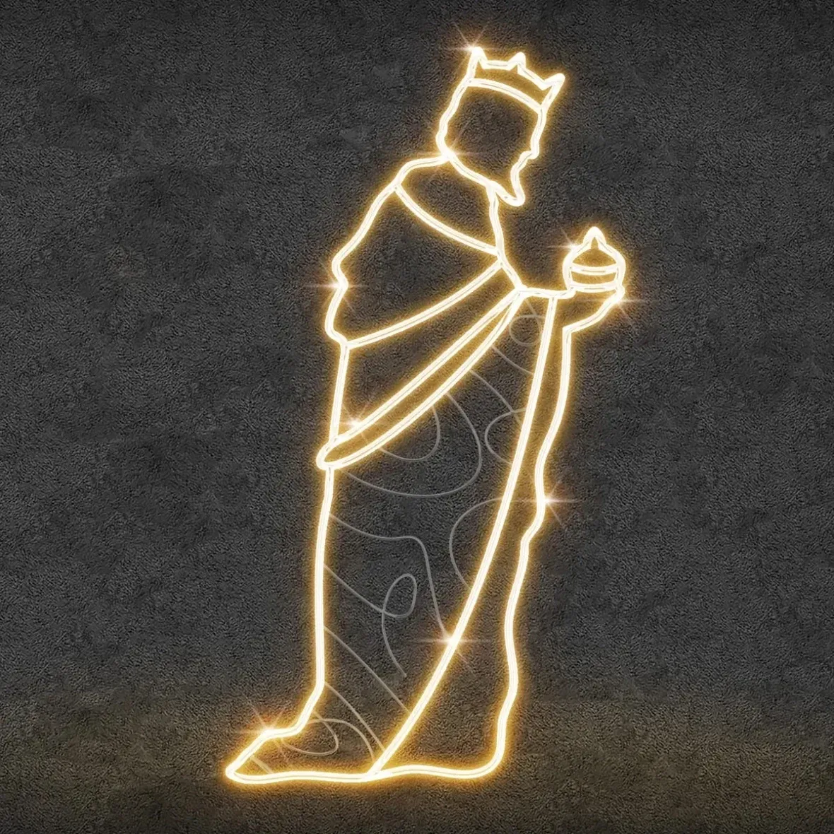 Easy Fix 2D LED Light King III, 205 × 80 cm, meleg fehér, álló, 3D nyomtatás, 3D nyomtatás