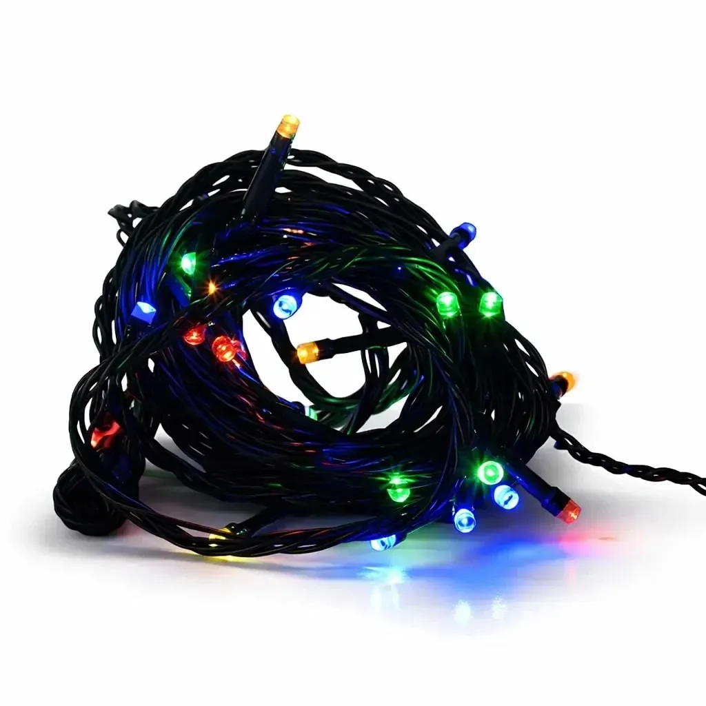 Hobby Line LED-es favilágítás 20 m színes, IP44, tápegységgel együtt
