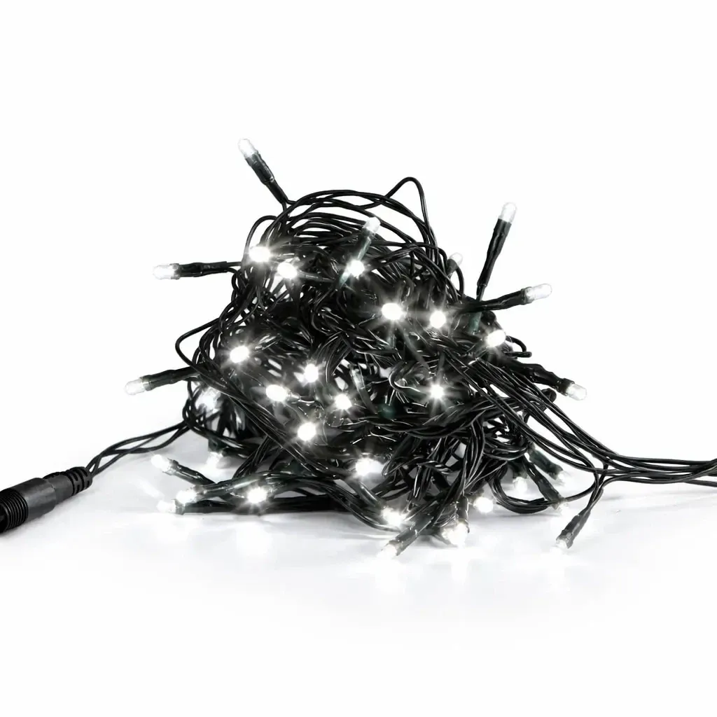 LED-es favilágítás 20 m jeges fehér IP44, tápegységgel együtt Hobby Line