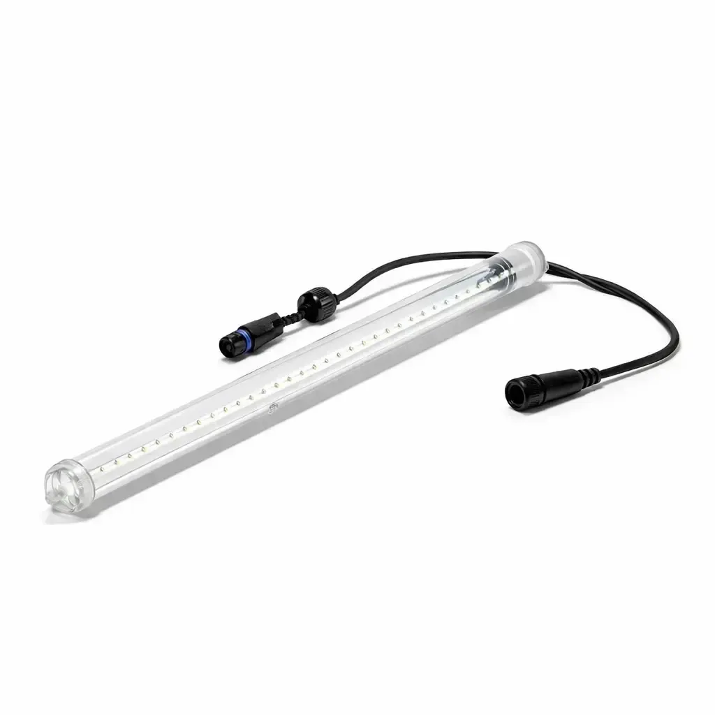 Easy Fix LED hóesés 50 cm, jeges fehér, 60 LED, fekete IP67-es kábel, hosszabbító, fekete IP67-es kábel, hosszabbító
