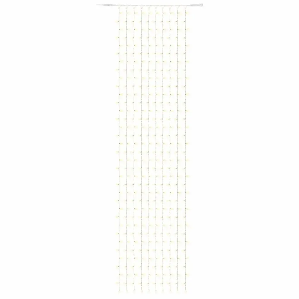 Easy Fix LED kültéri fényfüggöny, 100 × 1200 cm, meleg fehér, FLASH funkcióval, 1200 LED, fehér kábel, IP67, hosszabbító