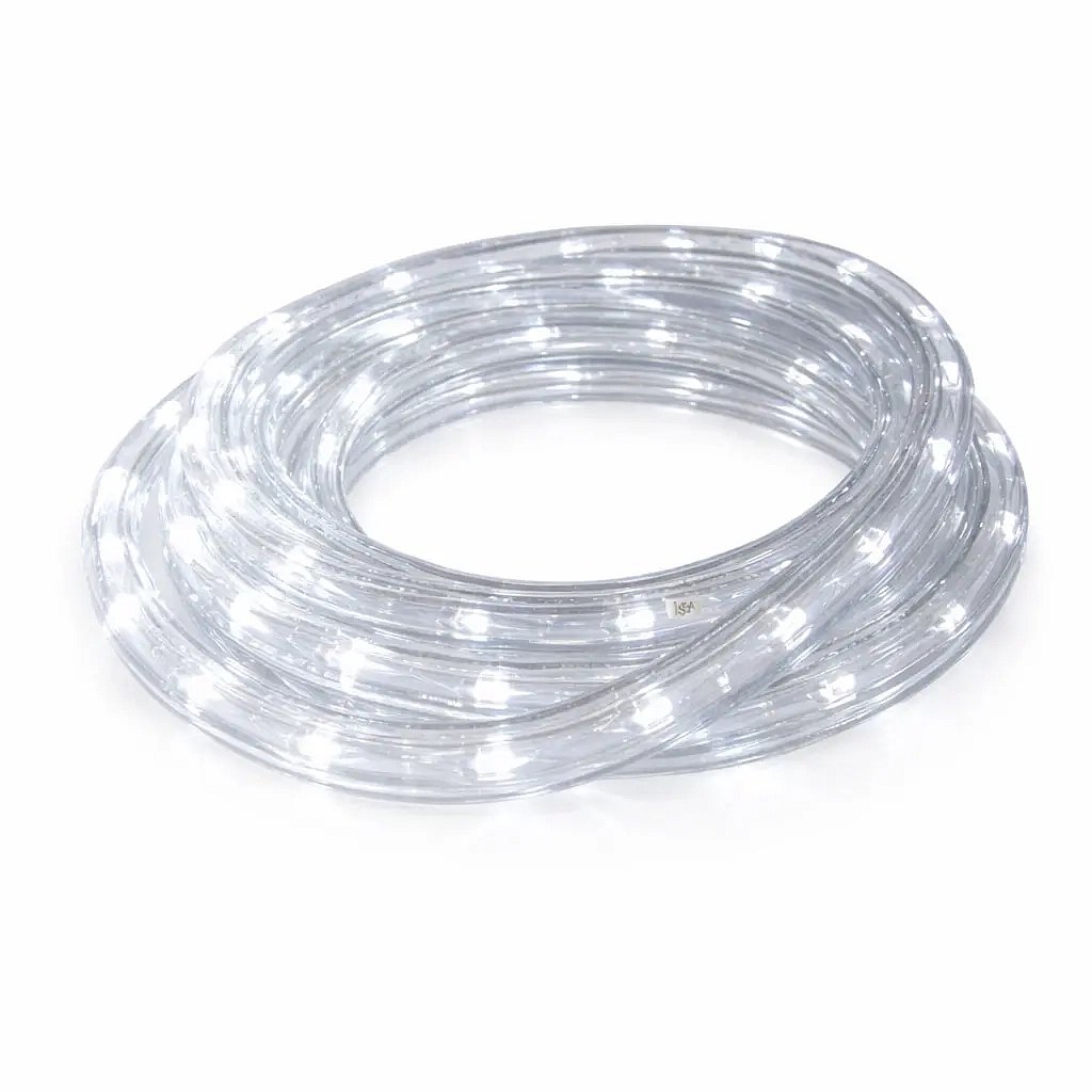 Easy Fix LED-cső kültéri használatra, 1 m, jégfehér, 30 LED, IP44, méteráru