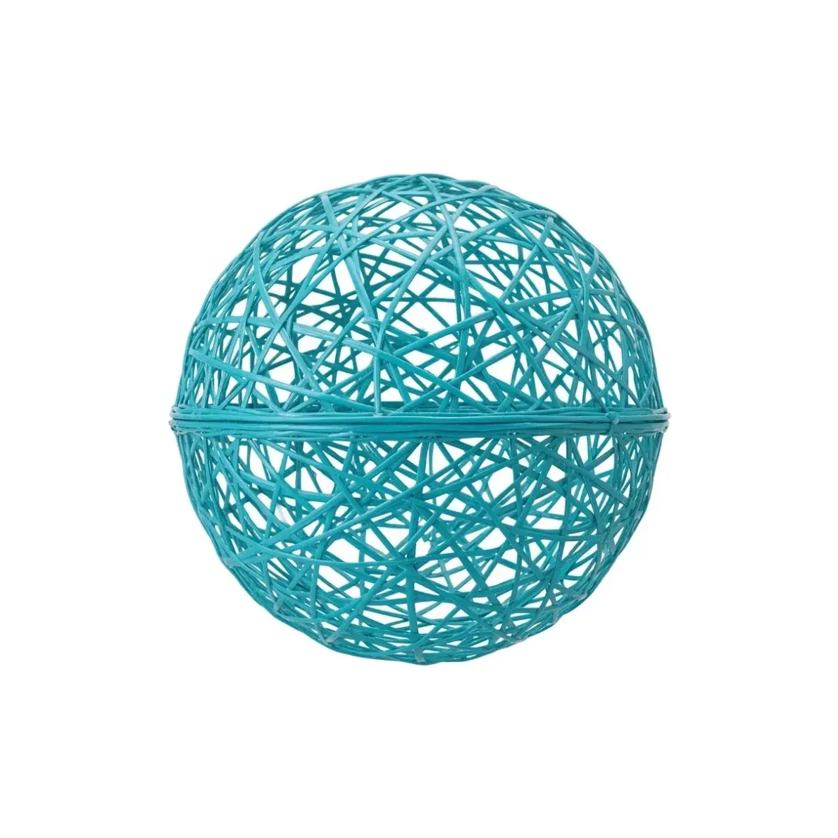 3D golyó üvegszálas, 40 cm átmérőjű, türkizkék, nem világítós