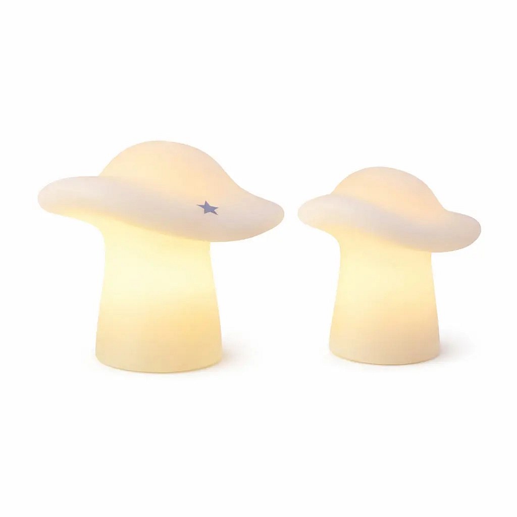 Elemről működő, valódi viaszból készült LED-gyertyák, gomba alakúak, fehérek, 2 darabos készlet, 10 × 8,5 cm és 12 × 9 cm, CR2032