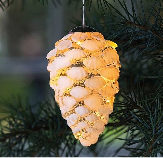 _Letöltve Jeges üveg dekoráció, kúp, 8cm