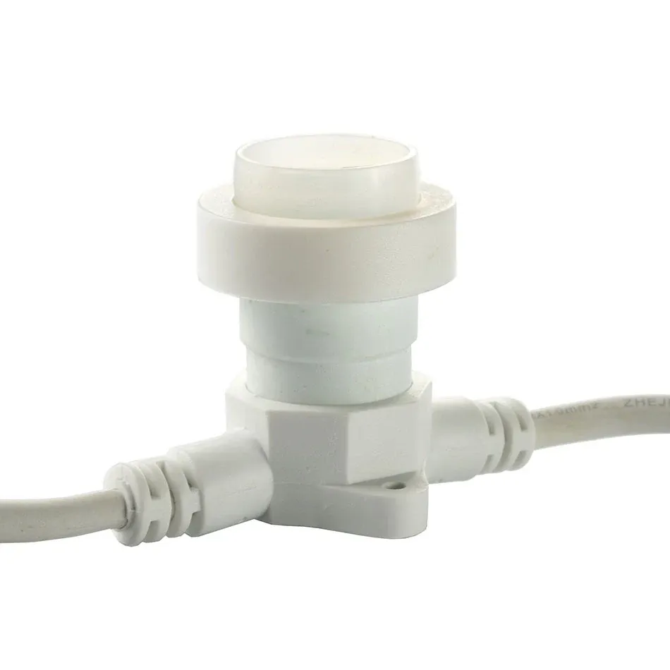 Easy Fix foglalat E27-es izzókhoz, 0,3 m, 1 foglalat, IP67, fehér színű