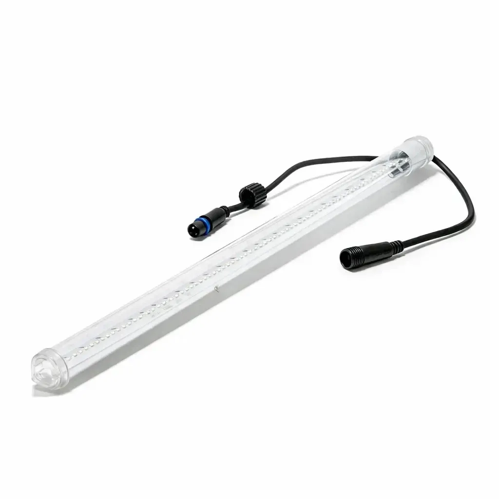 Easy Fix LED hóesés 60 cm, jégfehér, 144 LED, fekete kábel, IP67, hosszabbító